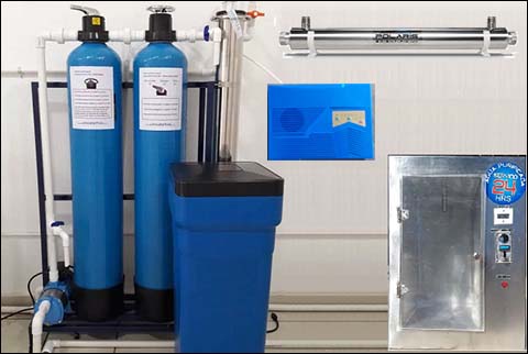 purificadora con despachador automático de agua